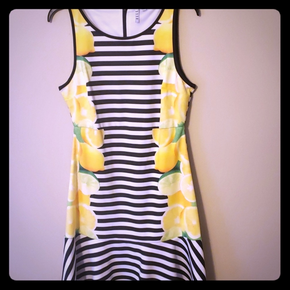 Lemon pattern Elle Dress